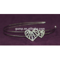 Heart Design Coreano Meninas Moda Rhinestone Crianças Cabelo Bnd Crystal Headband